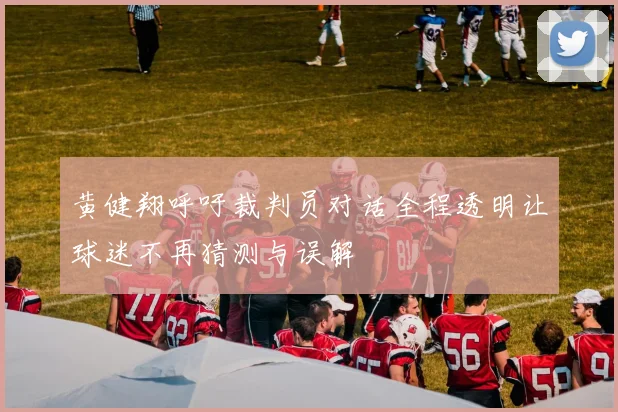黄健翔呼吁裁判员对话全程透明让球迷不再猜测与误解